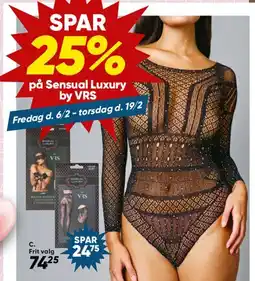 Bilka Sensual Luxury blonde bodystocking tilbud