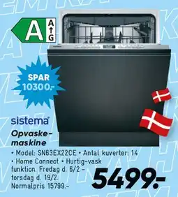 Bilka Opvaskemaskine tilbud