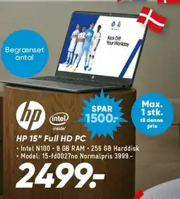 Bilka HP 15 Full HD PC tilbud