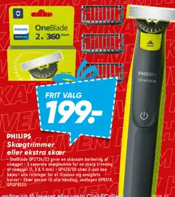 Bilka PHILIPS Skægtrimmer eller ekstra skær tilbud