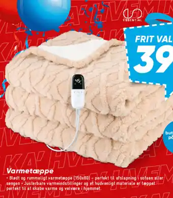 Bilka Varmetæppe tilbud
