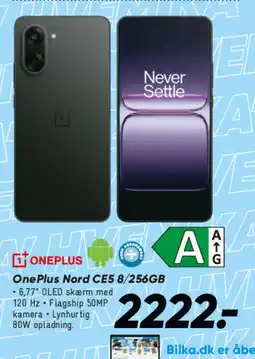 Bilka OnePlus Nord CE5 8/256GB tilbud