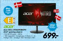 Bilka Acer Nitro XF240M3BIIPH 23.8" gaming skærm tilbud
