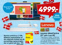 Bilka Lenovo IdeaCentre 27" alt-i-en PC tilbud