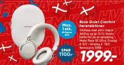 Bilka Bose Quiet Comfort høretelefoner tilbud