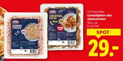 Lidl STEFF HOULBERG Cocktailpølser eller skinkestrimler tilbud