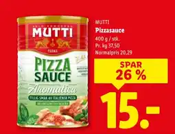 Lidl MUTTI Pizzasauce tilbud