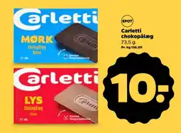 Netto CARLETTI Chokopålæg tilbud