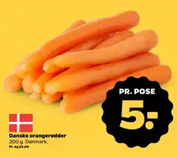 Netto Danske orangerødder tilbud