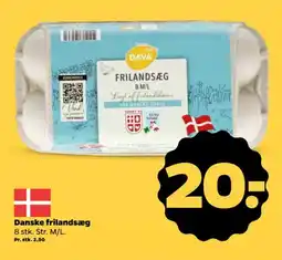 Netto Danske frilandsæg tilbud