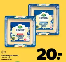 Netto Klovborg skiveost tilbud