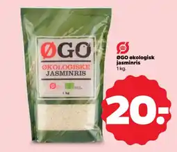 Netto ØGO Økologisk jasminris tilbud