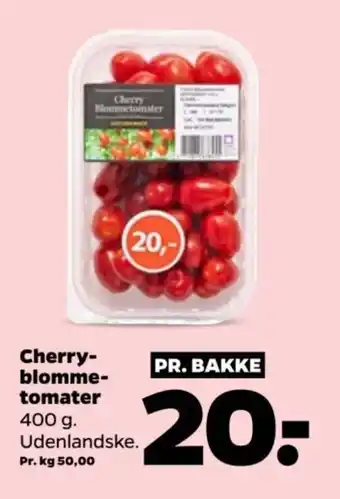 Netto Cherry- blomme- tomater tilbud