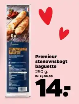 Netto PREMIEUR Stenovnsbagt baguette tilbud