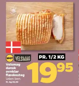 Netto VELSMAG Dansk ovnklar flæskesteg tilbud