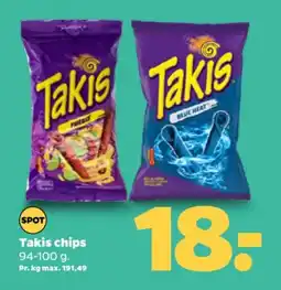Netto TAKIS Chips tilbud
