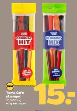 Netto TOMS Go'e stænger tilbud