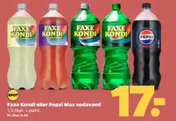 Netto Faxe kondi eller pepsi max sodavand tilbud