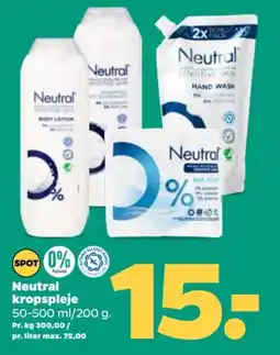Netto NEUTRAL Kropspleje tilbud