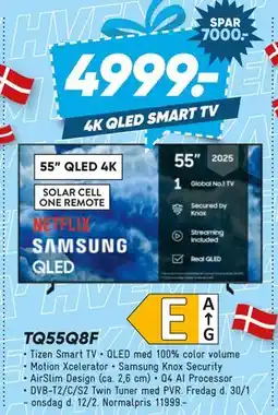 Bilka SAMSUNG TQ55Q8F tilbud