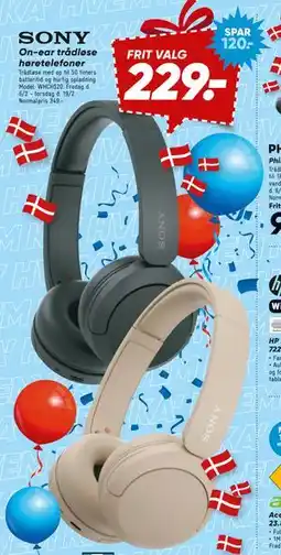 Bilka On-ear trådløse høretelefoner tilbud