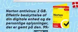 Bilka Norton antivirus: 2 GB tilbud