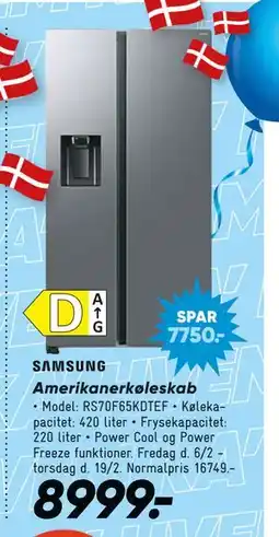 Bilka Amerikanerkøleskab tilbud