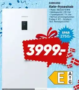 Bilka Køle-fryseskab tilbud