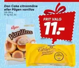 Bilka Dan Cake citronmåne eller Pågen vanillas tilbud