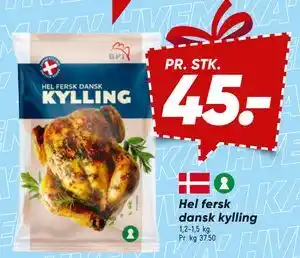 Hel fersk dansk kylling