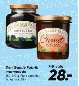 Bilka Den Gamle Fabrik marmelade tilbud