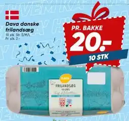 Bilka Dava danske frilandsæg tilbud