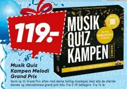 Bilka Musik Quiz Kampen Melodi Grand Prix tilbud