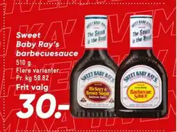 Bilka Sweet Baby Ray’s barbecuesauce tilbud