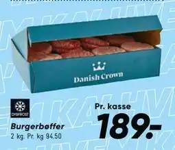 Bilka Burgerbøffer tilbud