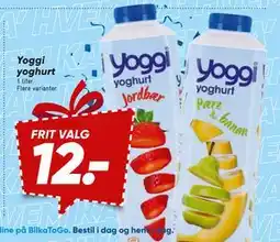 Bilka Yoggi yoghurt tilbud
