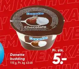 Bilka Danette budding tilbud