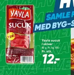 Bilka Yayla sucuk i skiver tilbud