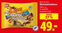 Lidl Mister choc minichokoladebarer tilbud