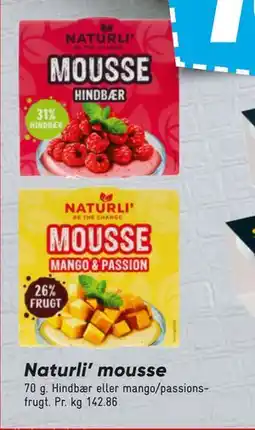 Bilka Naturli’ mousse tilbud