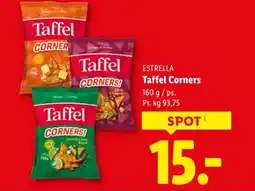 Lidl Estrella taffel corners tilbud