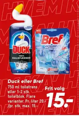 Bilka Duck eller Bref tilbud