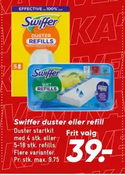 Bilka Swiffer duster eller refill tilbud