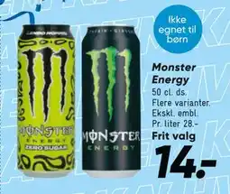 Bilka Monster Energy tilbud