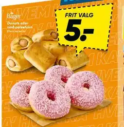 Bilka Donuts eller små pølsehorn tilbud