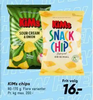 Bilka KiMs chips tilbud