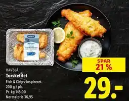Lidl Torskefilet tilbud