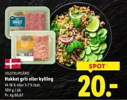 Lidl Hakket gris eller kylling tilbud
