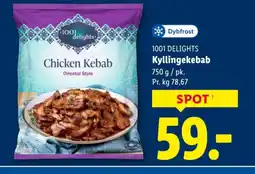 Lidl 1001 delights kyllingekebab tilbud