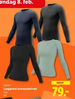 Lidl Langærmet termoundertrøje tilbud